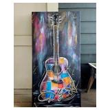 Dolly Parton Guitar Painting