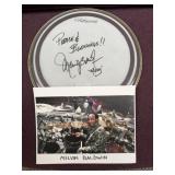 Melvin Baldwin Signed Drum Head
