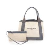 Balenciaga Navy Cabas S Gray