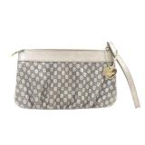Gucci Gg Pouch Clutch Silver