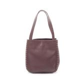 Ysl Leather Handbag Bordeaux