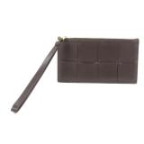 Bottega Calfskin Pouch Brown