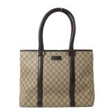 Gucci Coated Tote Brown