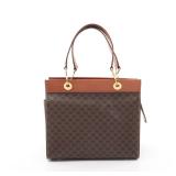 Celine Macadam Handbag Brown
