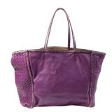 Bottega Exotic Tote Purple