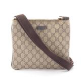 Gucci Gg Supreme Shoulder Beige