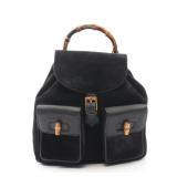 Gucci Bamboo Backpack Black