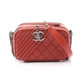 Chanel Cocoboy Chain Shoulder Brown