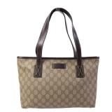 Gucci Coated Tote Brown