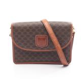 Celine Macadam Shoulder Bag Brown