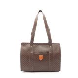 Celine Macadam Tote Dark Brown