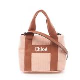 Chloe Shoulder Bag Pink Brown