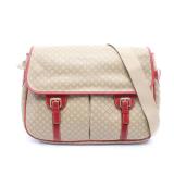Celine Macadam Shoulder Beige Red