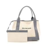 Balenciaga Navy Cabas S Gray