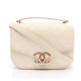 Chanel Top Handle Flap Beige