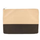 Celine Calfskin Clutch Black Beige