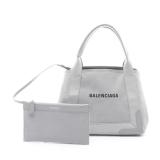 Balenciaga Navy Cabas S Gray
