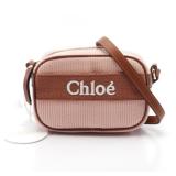 Chloe Shoulder Bag Pink Brown