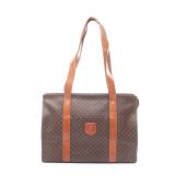 Celine Macadam Tote Dark Brown