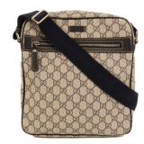 Gucci GG Shoulder Bag 201448 Brown Blue