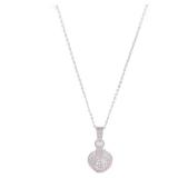 Diamond Necklace 18K White Gold