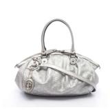 Gucci Sukey Guccissima 2 Way Silver