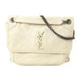 Saint Laurent Niki 2 Way White