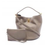 Celine Bucket 16 Gray Beige