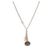 Chanel CC Metal Gold Necklace