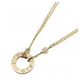 Cartier Love Circle 2PD Necklace