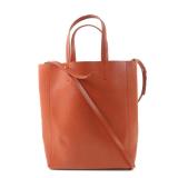 Celine Small Vertical Cabas Dark Red