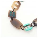 Hermes Buffalo Horn Necklace