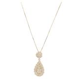 Diamond Necklace 18K Yellow Gold