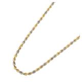 Tri-Color Necklace Platinum Gold