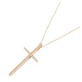 Tiffany Cloth Necklace Pink Gold