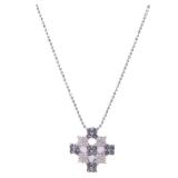 Alexandrite Diamond Necklace Platinum