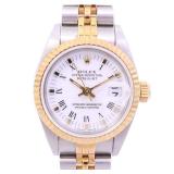 Rolex Datejust 69173 Auto White