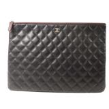 Chanel Clutch Lambskin Black