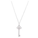 Tiffany Keys Diamond Necklace WG