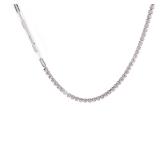 Diamond Necklace 18K White Gold