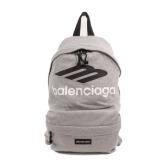Balenciaga Cotton Backpack Gray