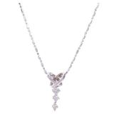 Diamond Necklace 18K White Gold
