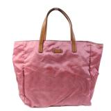Gucci Gg Nylon Tote Pink