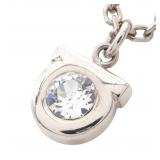 Ferragamo Gancini Necklace Silver