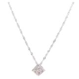Diamond Necklace 18K White Gold