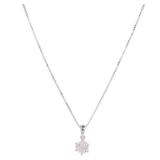 Diamond Necklace 18K White Gold