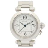 Cartier Pasha C Auto Steel White