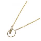 Cartier Baby Love Necklace Pink Gold