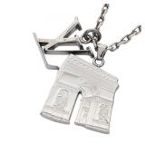 Louis Vuitton Arc LV Necklace Silver