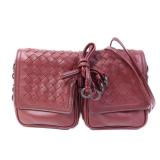 Bottega Shoulder Bag Wine